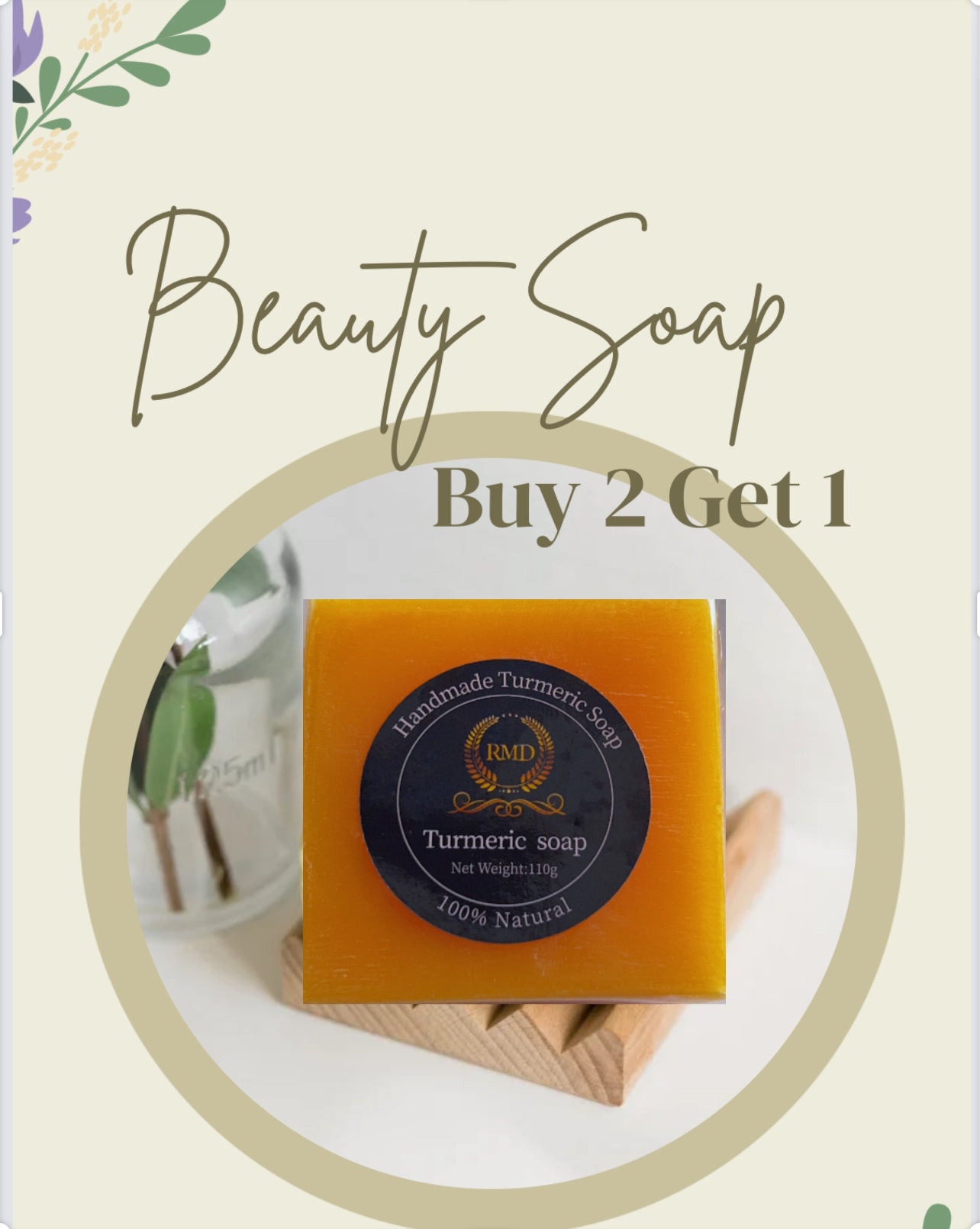 RMD Luxury&Natural Tumeric Soap