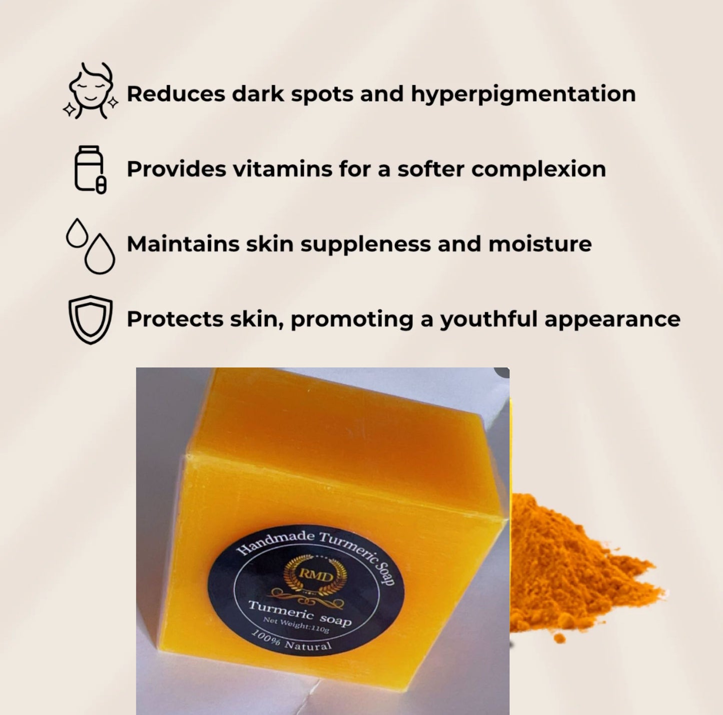 RMD Luxury&Natural Tumeric Soap